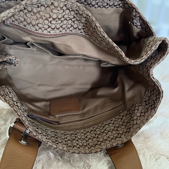 Coach vintage double strap bag/purse/tote - Picture 8 of 13